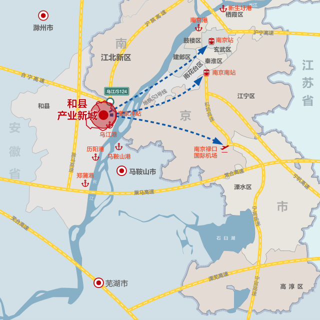 和县产业新城 南京城市圈 马鞍山市和县工业用土地出售 园区厂房出租