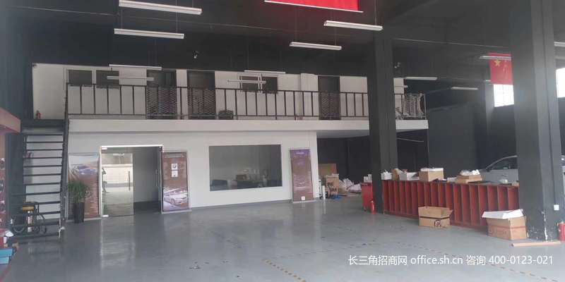G2723上海青浦凤溪民兴工业园420平厂房出租 层高高 内部装修好 近西郊国际