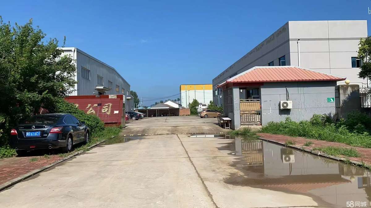 【优质】天津宝武公路主干道旁厂房出租，大车直达天津宝5500平单层，现成喷漆喷塑环评
