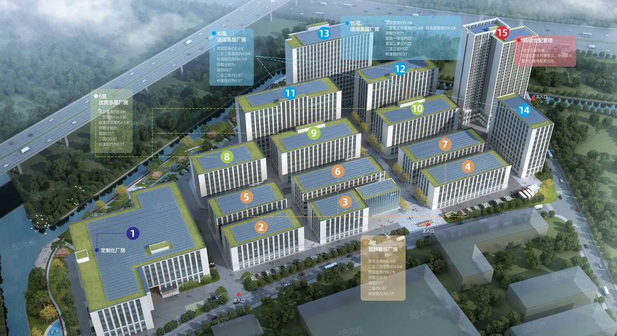 【优质】宁波全新现房厂房出租江北洪塘厂房仓库土地车位1000平厂房出售独栋多层