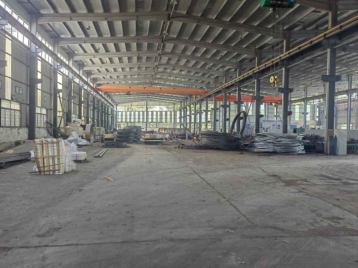 【推荐】无锡胡埭独栋3200平双跨车间航车每跨10吨5吨厂房出租单层