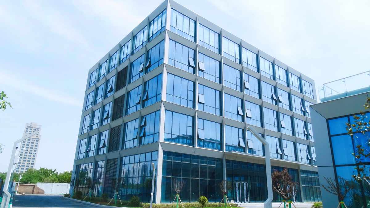 【推荐】西安经开玻璃幕墙框架厂房办公配套公寓及底商可分割1376平厂房出租独栋单层