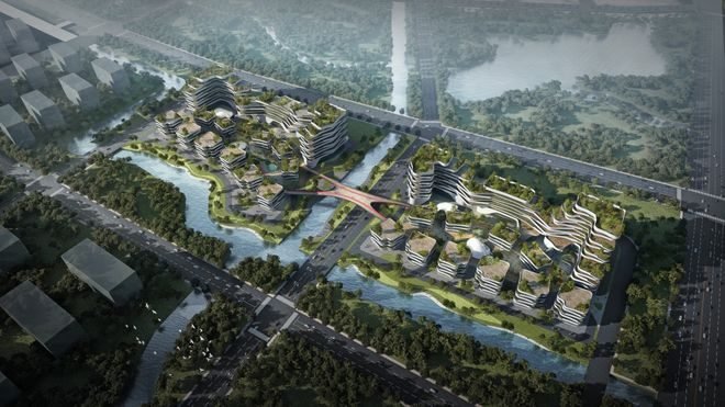 天瑞金MAX科技园办公楼出租｜上海宝山罗店镇实景园区 配套齐全