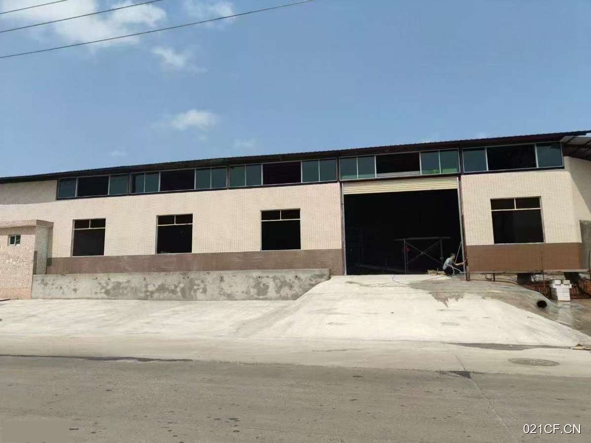 中山坦洲镇德泰工艺家具厂高速口月环临路第三工业区申堂300㎡单层全新大车进出厂房出租｜，紧邻高速