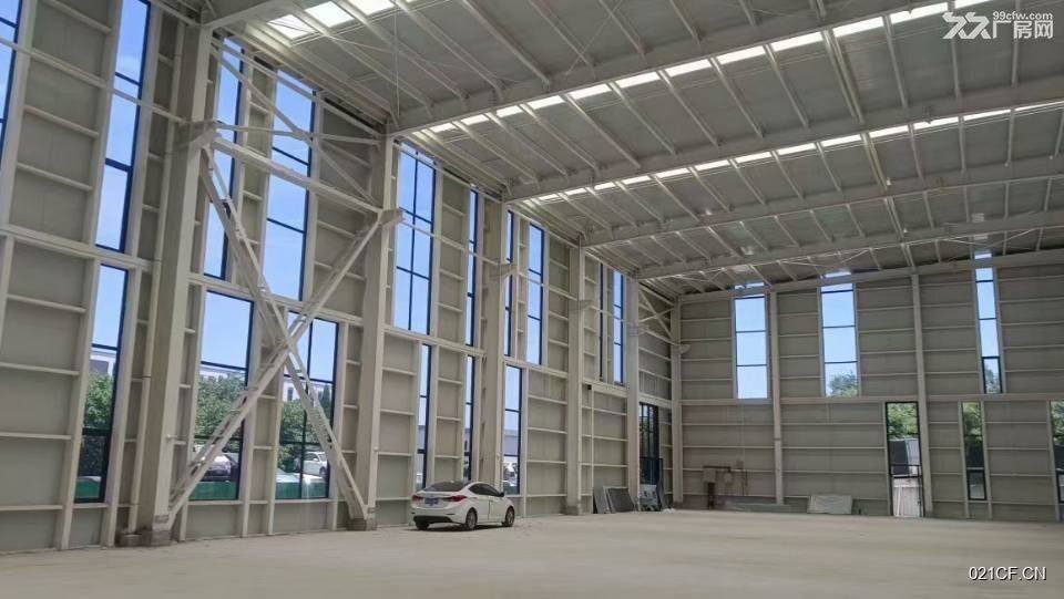 郑州荥阳五龙电厂附近现房141米钢构送院子送电单层大车进出交通便利厂房出售｜，现房即买即用