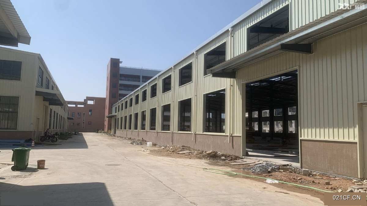 惠州博罗其他高9米长85米钢构全新红本原3700㎡消防丙二类大车进出厂房出租：区位优势明显