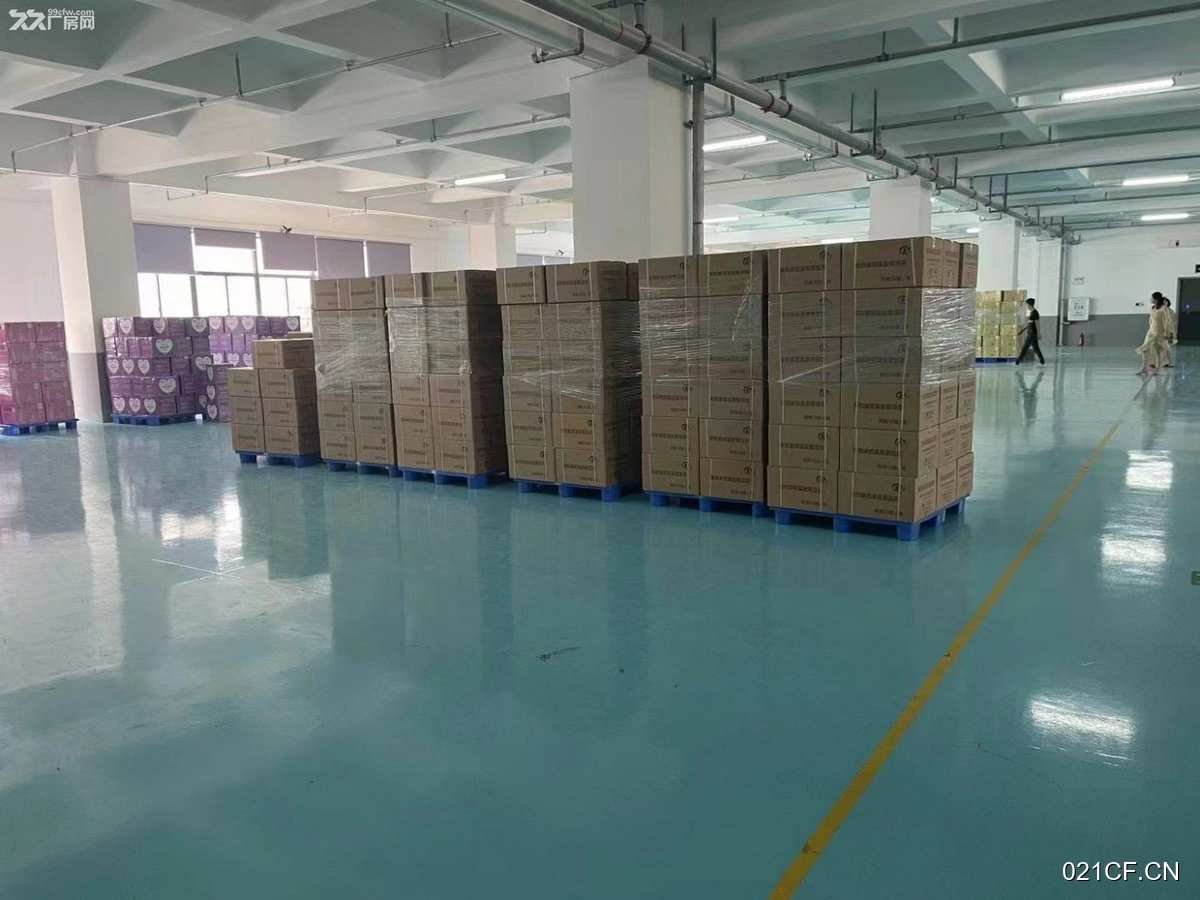 惠州惠城水口大道租金个位数：大道地坪漆红本2100㎡可分租层高4.5米厂房出租：首层4.5米层高