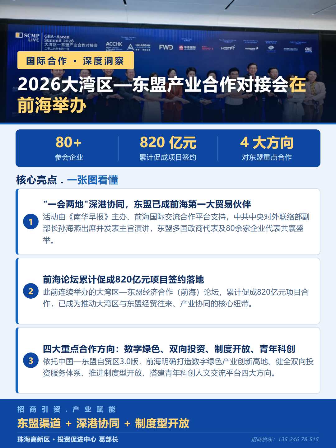 前海东盟产业合作升级，四大方向对接跨境投资