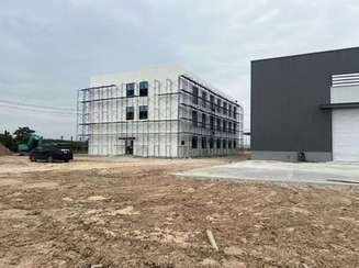 宿舍楼建设中