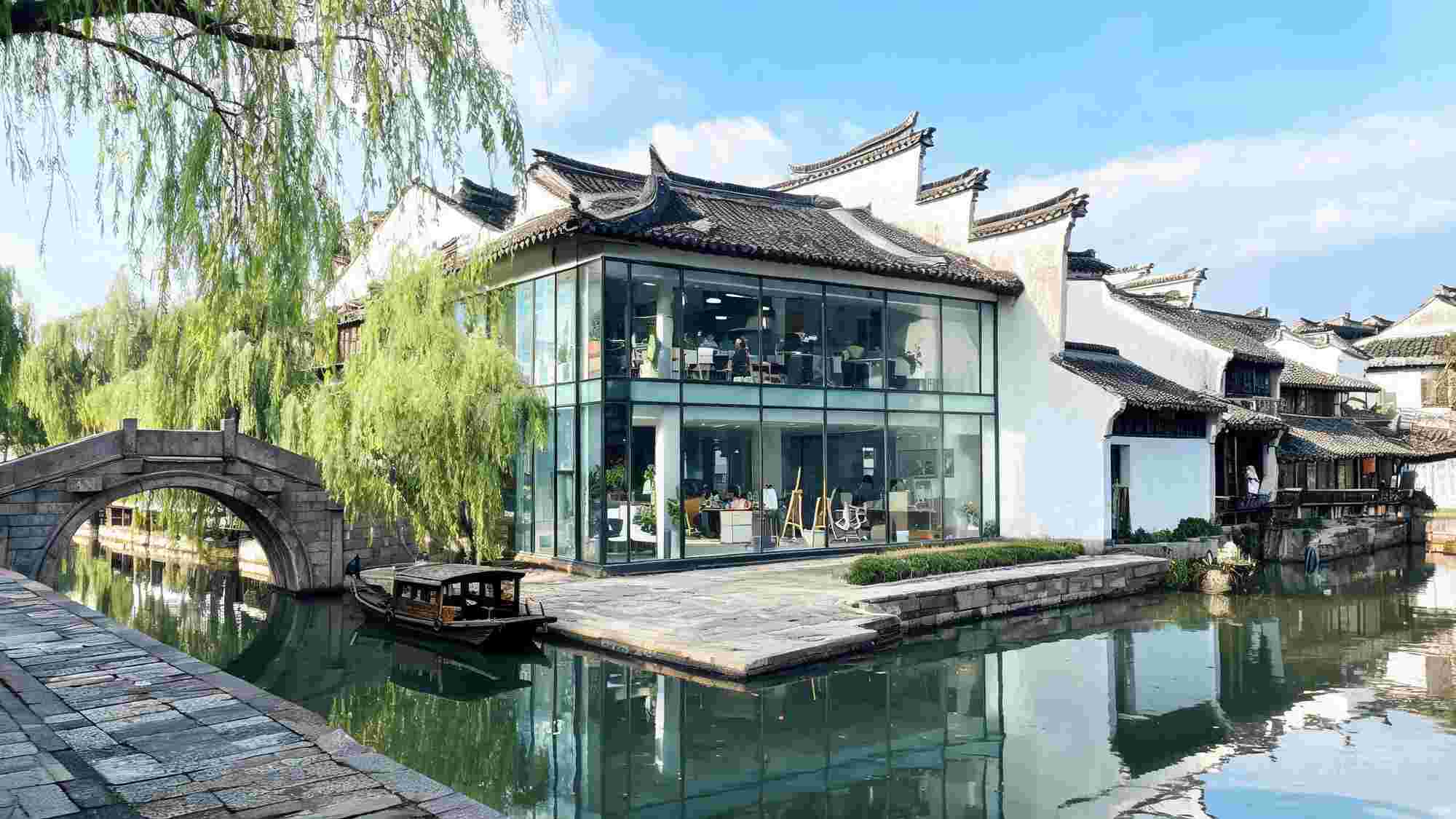 西塘镇工业区标准厂房出租，江南水乡旁的现代化厂房