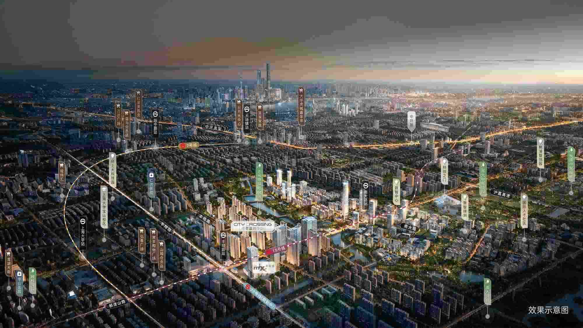 中環置地中心鸟瞰图