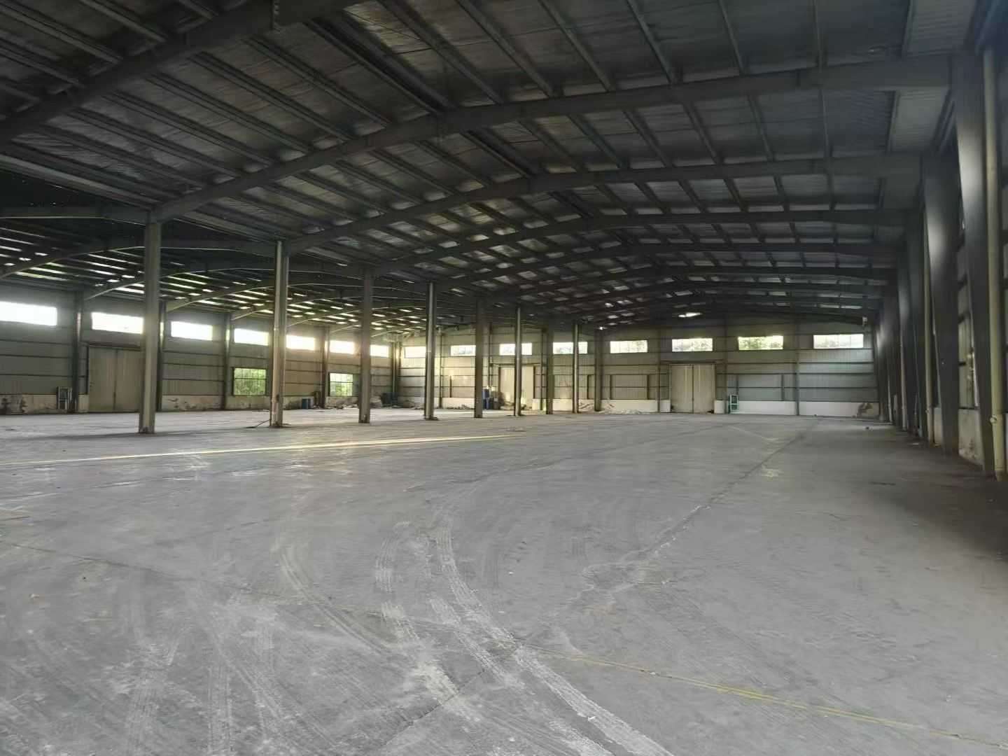 朗霞工业区单层厂房6400平方出租 高度9米 空地25亩 物流快递仓储适用落子宁波-厂房土地租售选址