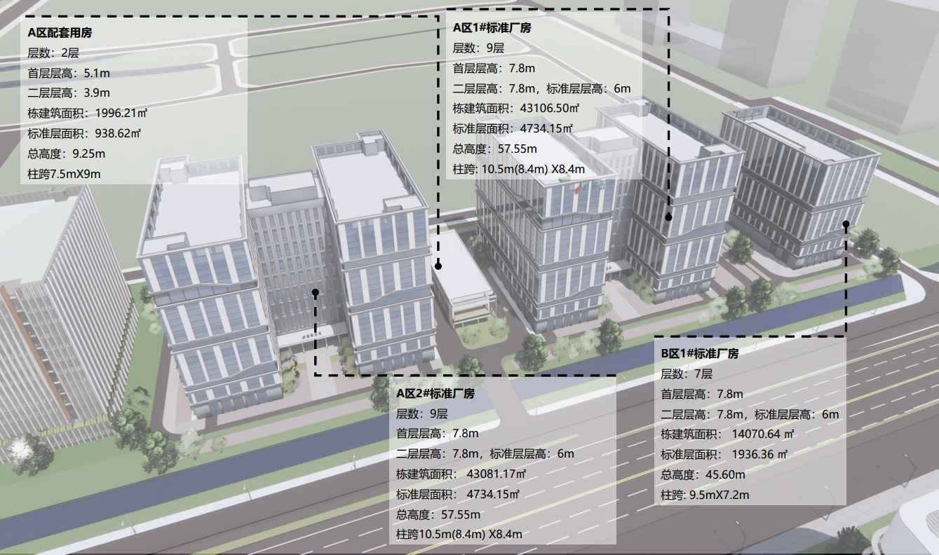 港湾5号高标准厂房平面图