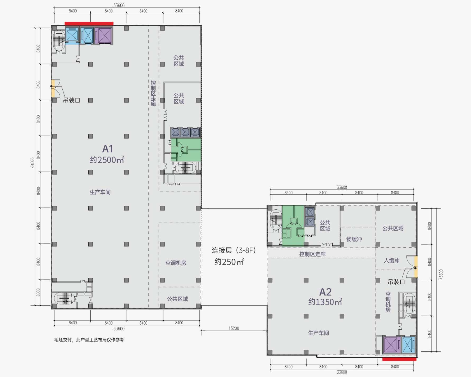 深圳光明高新园区标准层平面图
