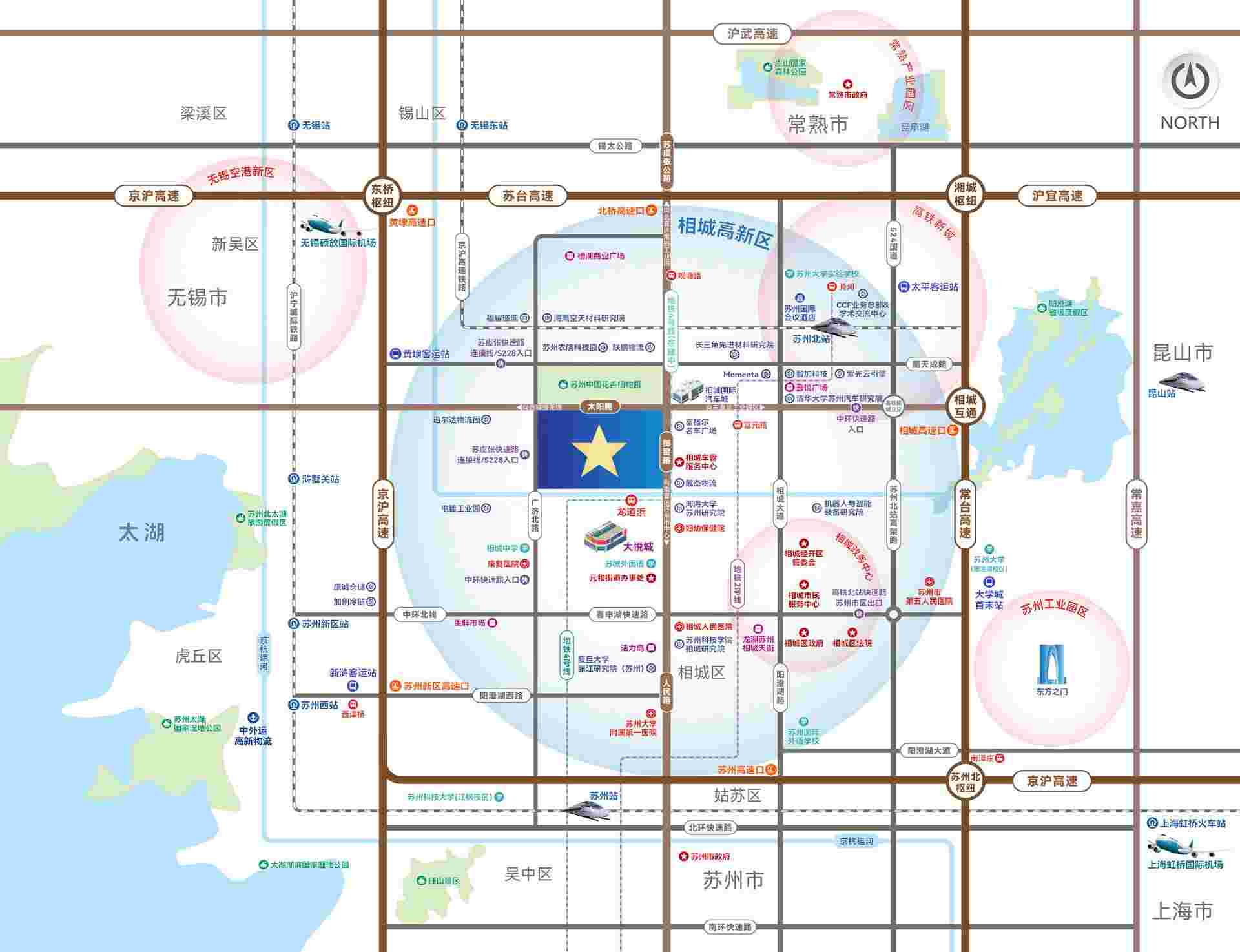 苏州相城区位图