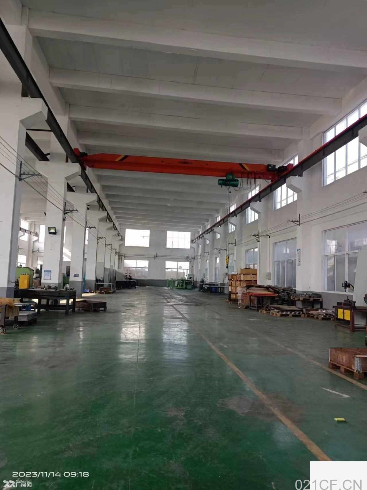 【重点】工业园无锡1500㎡ 独栋标准厂房1500平，5吨行车可分租750平，有办公楼食堂，工业园区厂房出租