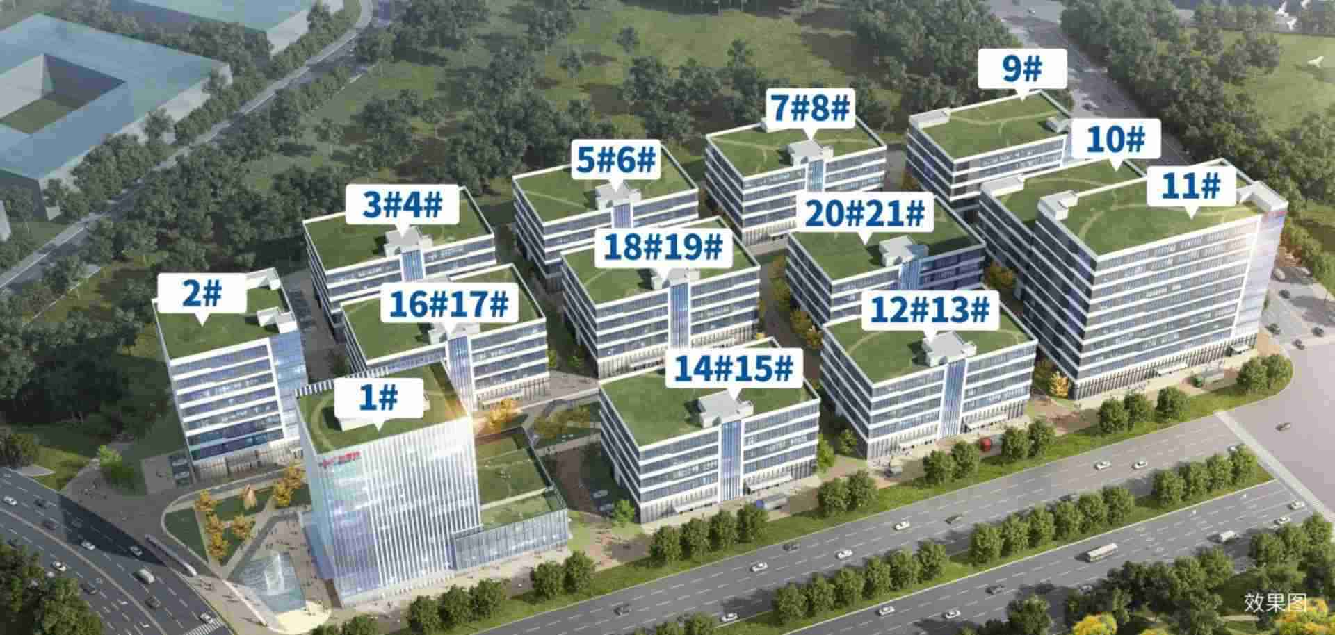 9#&10#独栋厂房户型图