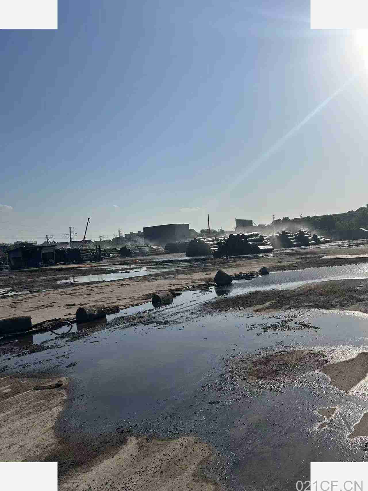 嘉兴 嘉善庄港12亩工业空地，特价3万亩，适合堆场钢材物流设备-嘉兴厂房出租：首层8米层高