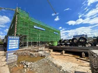 2.5层框架主体结构封顶