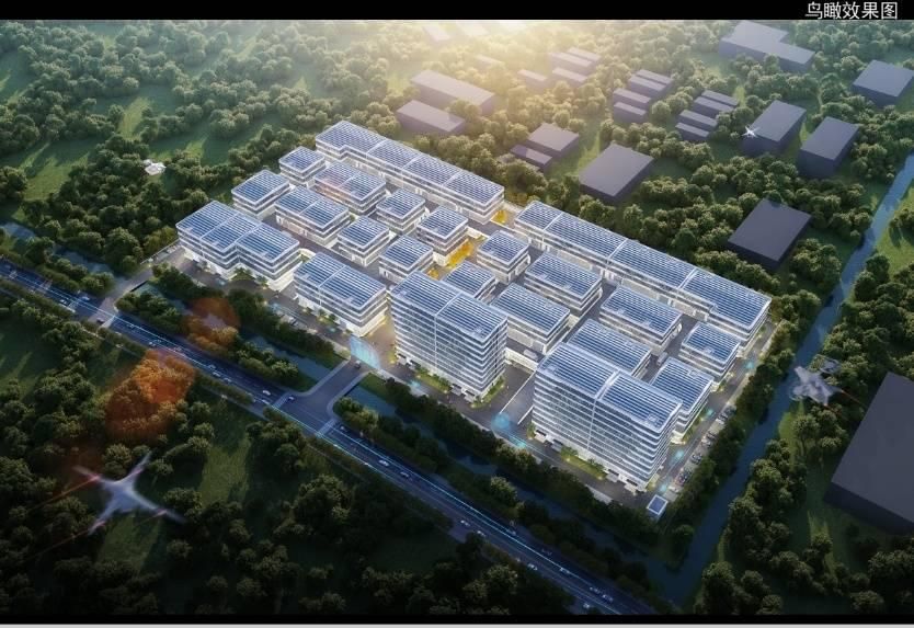 中江太湖云瓴智谷鸟瞰效果图