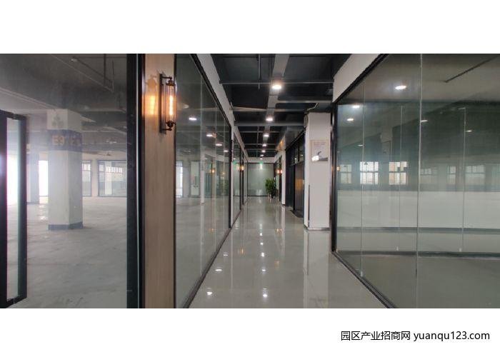 大连中山粤港澳大湾区产业园南区附近楼上带精装修700方电商贸好厂房出租（实地看房）