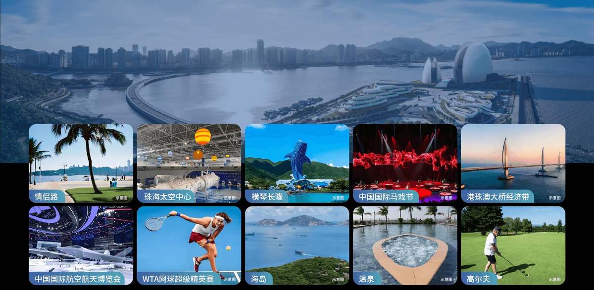 珠海城市魅力拼图
