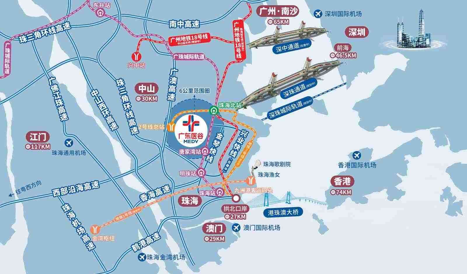 园区区位交通示意图(具体线路以实际规划为准)