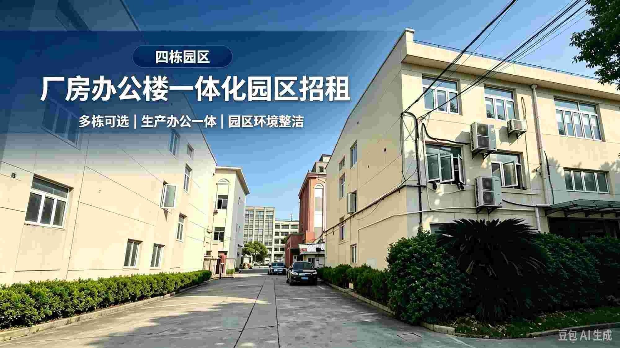 近地铁8号线沈杜公路站总面积9000平单栋1500平可整租分租，上海闵行浦江镇厂房商务楼出租
