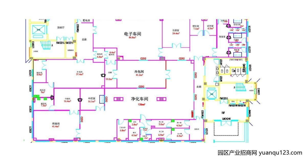 十万级洁净室可做医疗器械及生物工程-杭州余杭专注长三角产业园临平厂房出租（推荐优选）