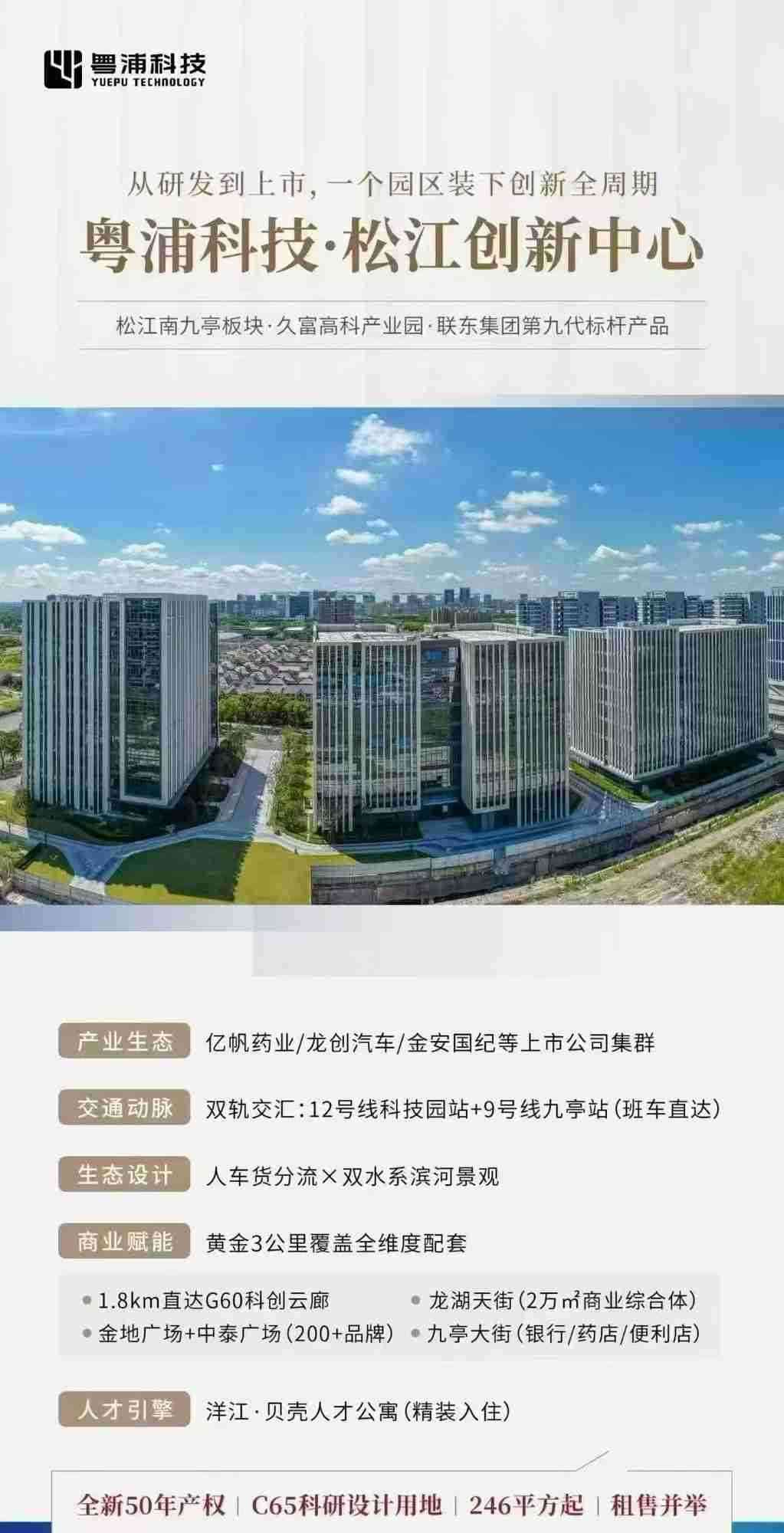 粤浦科技·松江创新中心园区全景