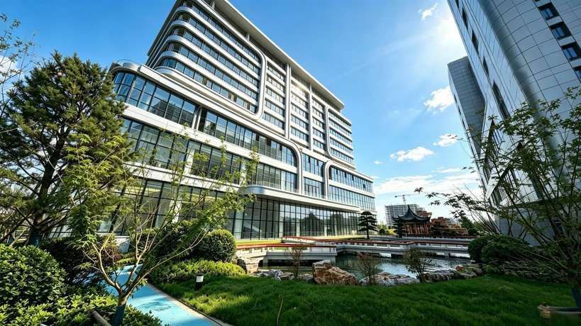 园区建筑与园林实景