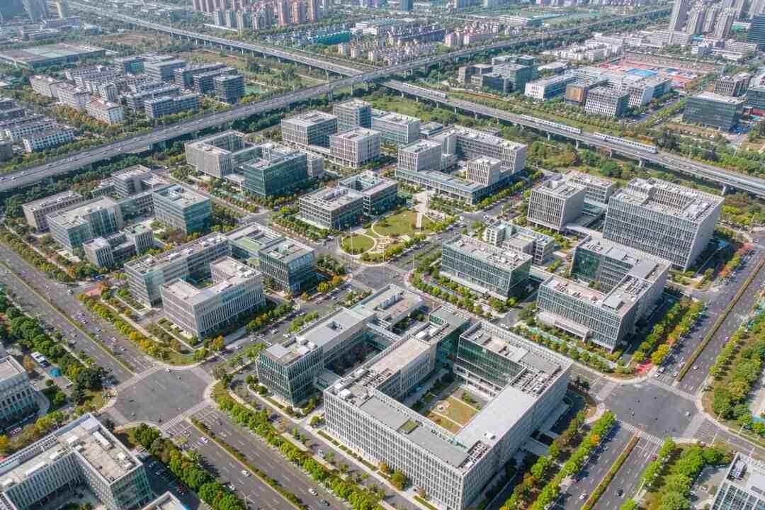 张江科学城园区航拍