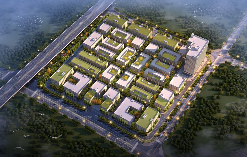 中维西安环保产业园 西安未央区地铁边上的研发厂房 500平起招商出售 4层5层厂房
