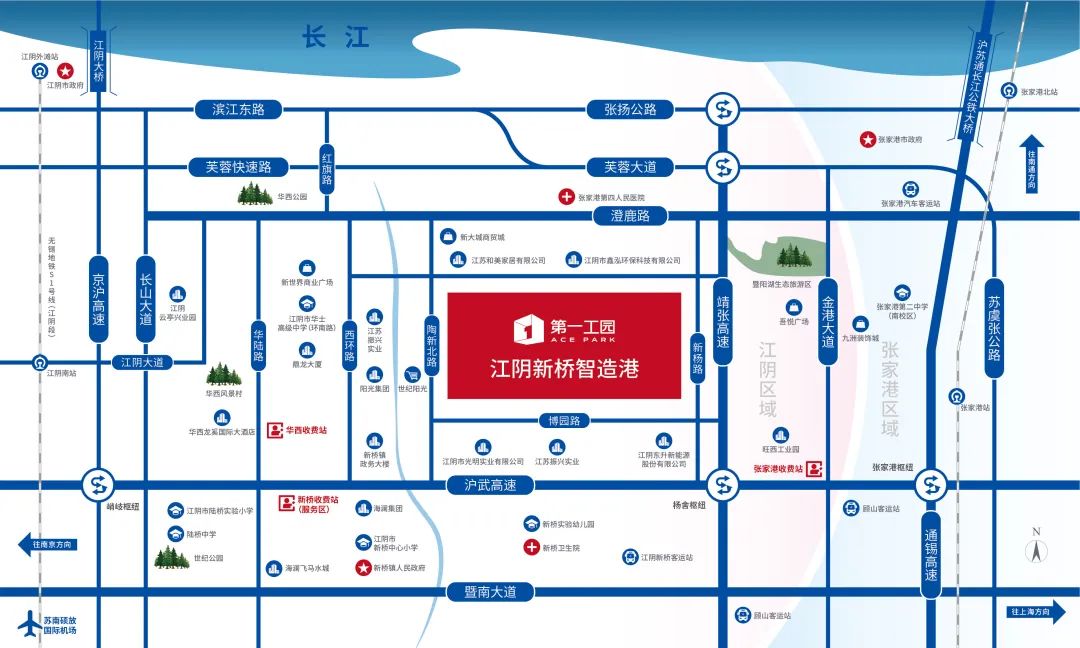 头部工园·无锡江阴新桥智造港 3.5层独栋研发厂房出售 1000平起售