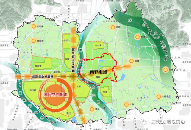 顺义区南彩组团街区控制性详细规划（2021年-2035年）